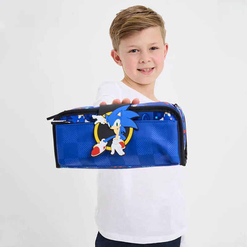 Smiggle Sonic Cartoon Backpack — Australia Schoolbag for Kids, Anime Student Bag & Gift
