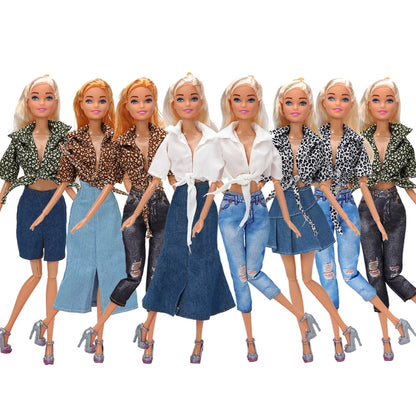 New Doll Clothes for 30cm Barbie – BJD Doll Outfit Accessories for Girls DIY Toy