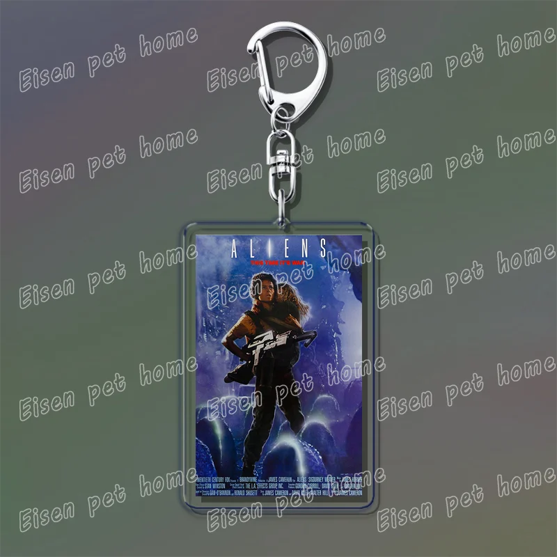 Classic Movie Keychains – Jaws, Fight Club, Avatar Pendant Key Rings for Bags & Fan Gifts