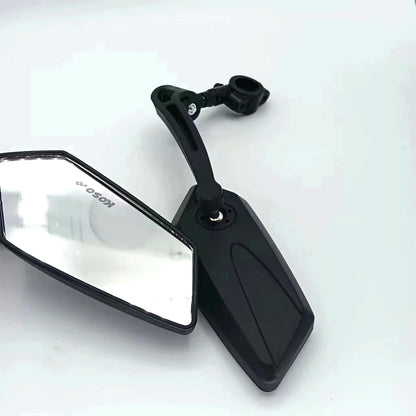 Adjustable Bicycle Rear View Mirror – Clear Wide Range Back Sight Reflector for Left and Right Handlebar