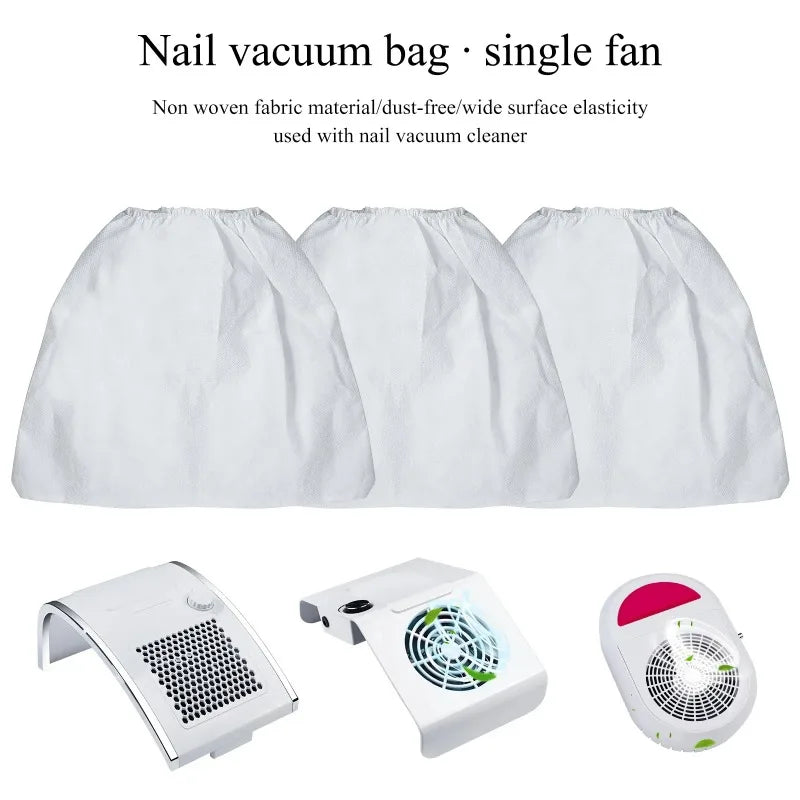 Nail Dust Collector Vacuum Bags - 5/10/20PCS Replacement Bags for Manicure Dust Suction Machine