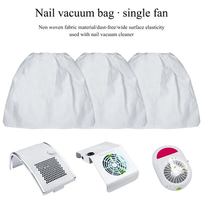 Nail Dust Collector Vacuum Bags - 5/10/20PCS Replacement Bags for Manicure Dust Suction Machine