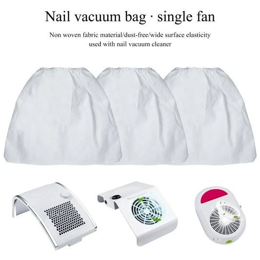 Nail Dust Collector Vacuum Bags - 5/10/20PCS Replacement Bags for Manicure Dust Suction Machine