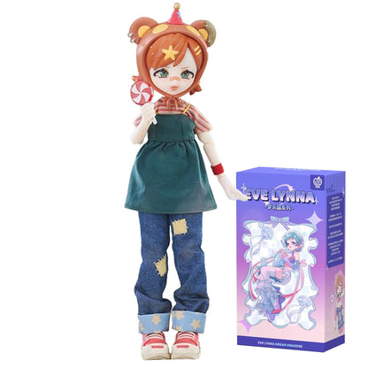Eve Lynna Dream Park Series BJD Movable Doll – Kawaii Blind Box Anime Figurine, Trendy Surprise Toy Gift for Boys & Girls