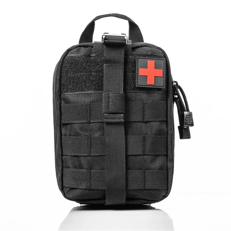 Outdoor First Aid Kit - EDC MOLLE Medical Survival Emergency Pack for Camping Hiking Fishing & Travel