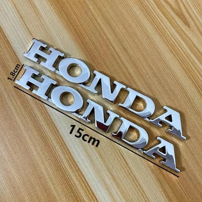 Honda 3D Electroplated Motorcycle Sticker – Rear Guard Plate Logo for PCX125, CBR1000R & CBR650R Accessories