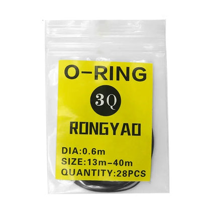 Watch Back O-Ring Gasket - Waterproof Silicone Seal with Grease Lubricant for Watch Crown and Case Repair