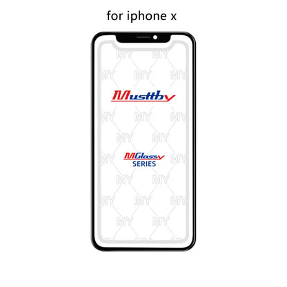 Musttby 5PCS Front Outer Glass + OCA for iPhone — 1:1 Original Touch Screen Repair for iPhone 11/12/13/14 Pro & X/XS Max
