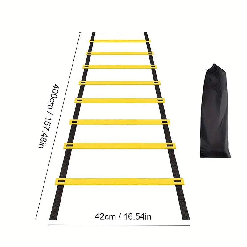 Agility Training Ladder - Nylon Speed & Flexibility Training Equipment for Football, Sports & Fitness
