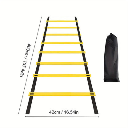 Agility Training Ladder - Nylon Speed & Flexibility Training Equipment for Football, Sports & Fitness