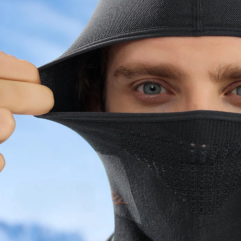 Cold-Proof Thermal Scarf and Winter Ski Hat Balaclava - Full Face Mask, Head and Neck Cover for Skiing, Cycling, Hunting, and Helmet Liner