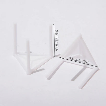100Pcs Pizza Saver Stands - Plastic Tripod Holder for Pizza Packing and Storage, Stackable Fixing Rack