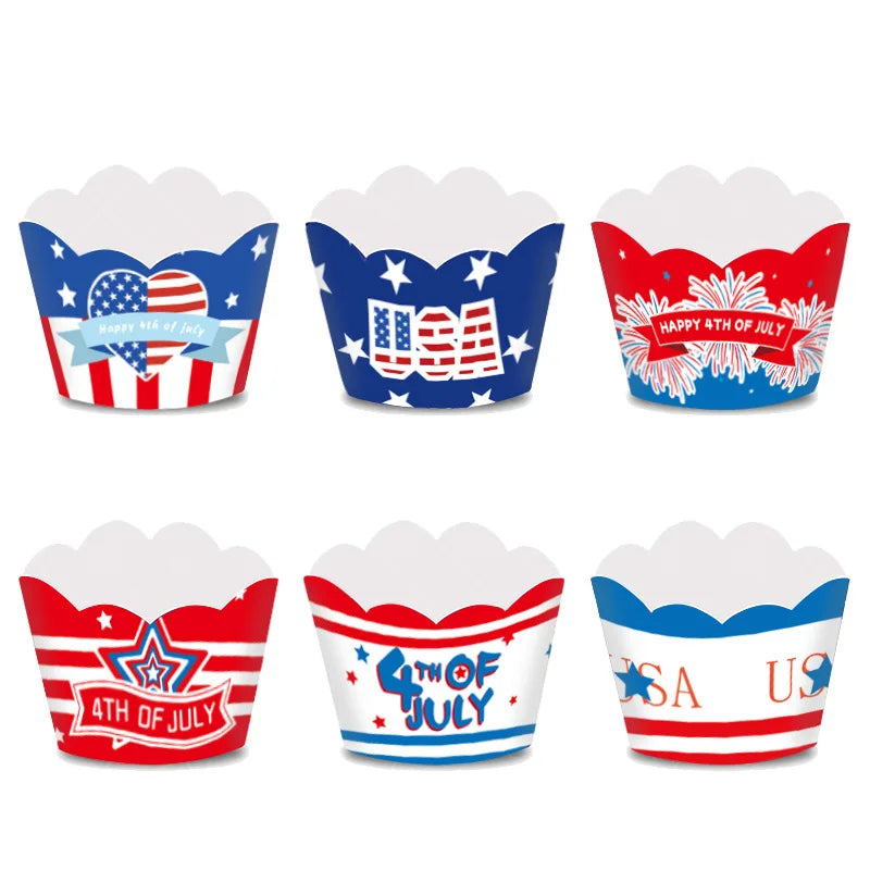 American 4th of July Party Decorations Set – Independence Day Banner, Balloons & Table Supplies for Patriotic USA Theme Celebration