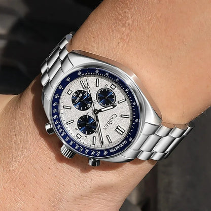 CADISEN 2024 Men’s Quartz Business Watch — VD53 Luxury Chronograph Timepiece for Men