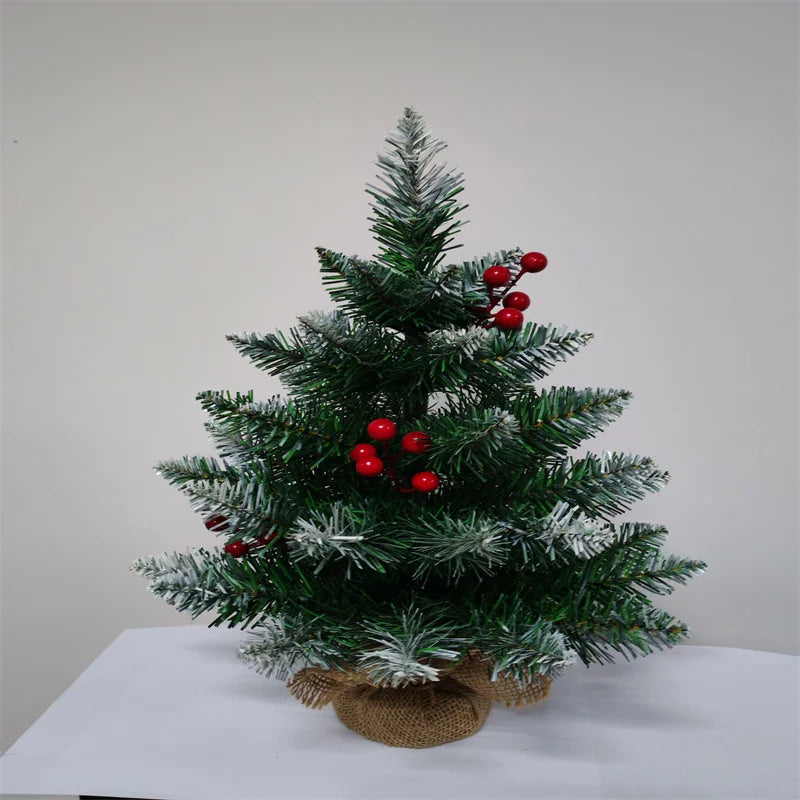 Mini Christmas Tree 45/60cm – PVC Tabletop Decorations for Family Christmas & Holiday Parties