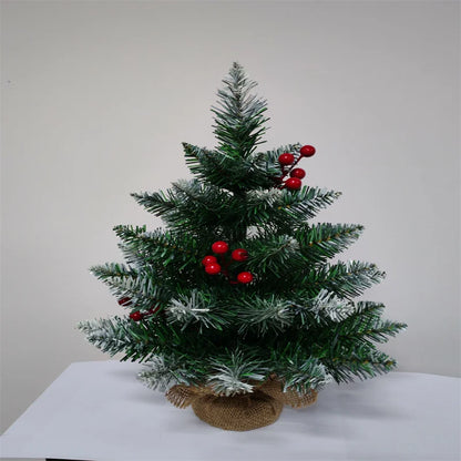 Mini Christmas Tree 45/60cm – PVC Tabletop Decorations for Family Christmas & Holiday Parties