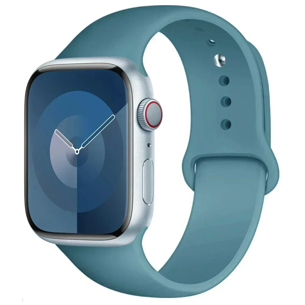 Silicone Sport Band for Apple Watch — Fits Ultra 2/3 & Series 11–SE (40–49mm)