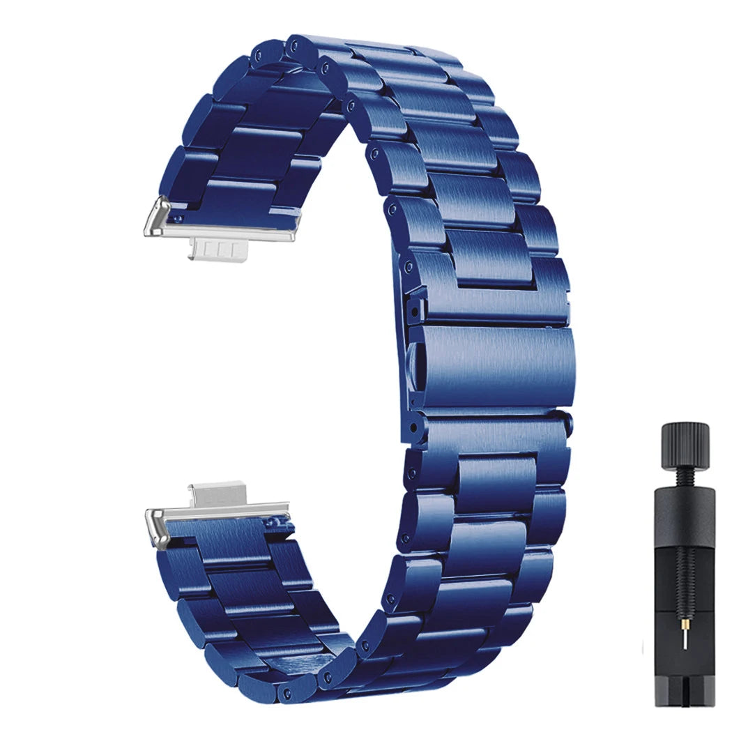 Stainless Steel Strap for Huawei Watch – Metal Bracelet Band for Fit3, Fit4 & Fit4 Pro, Unisex Replacement