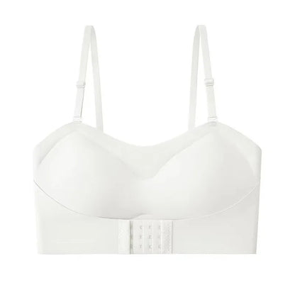 Seamless Strapless Tube Bra: Wireless Push-Up Wedding Brassiere - Breathable, Sexy, Invisible Lingerie for Women