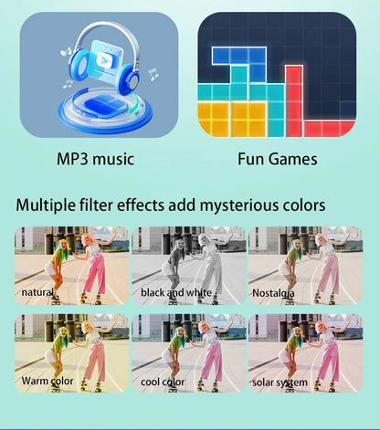 Xiaomi 64MP Digital Camera – HD Dual Lens with Zoom, Auto Focus, Smart Fill Light, Perfect for All Ages