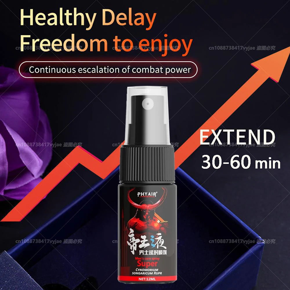 Male Delay Spray – Long-Lasting 60-Minute Premature Ejaculation & Erection Aid for Men Adult Product