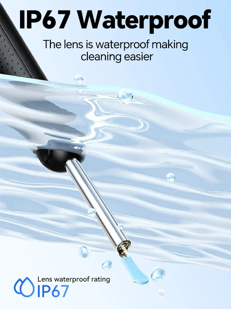 2025 Upgraded Visual Ear Wax Cleaner with Camera – Safe Earwax Removal Endoscope Tool with 5MP HD for Ear Care