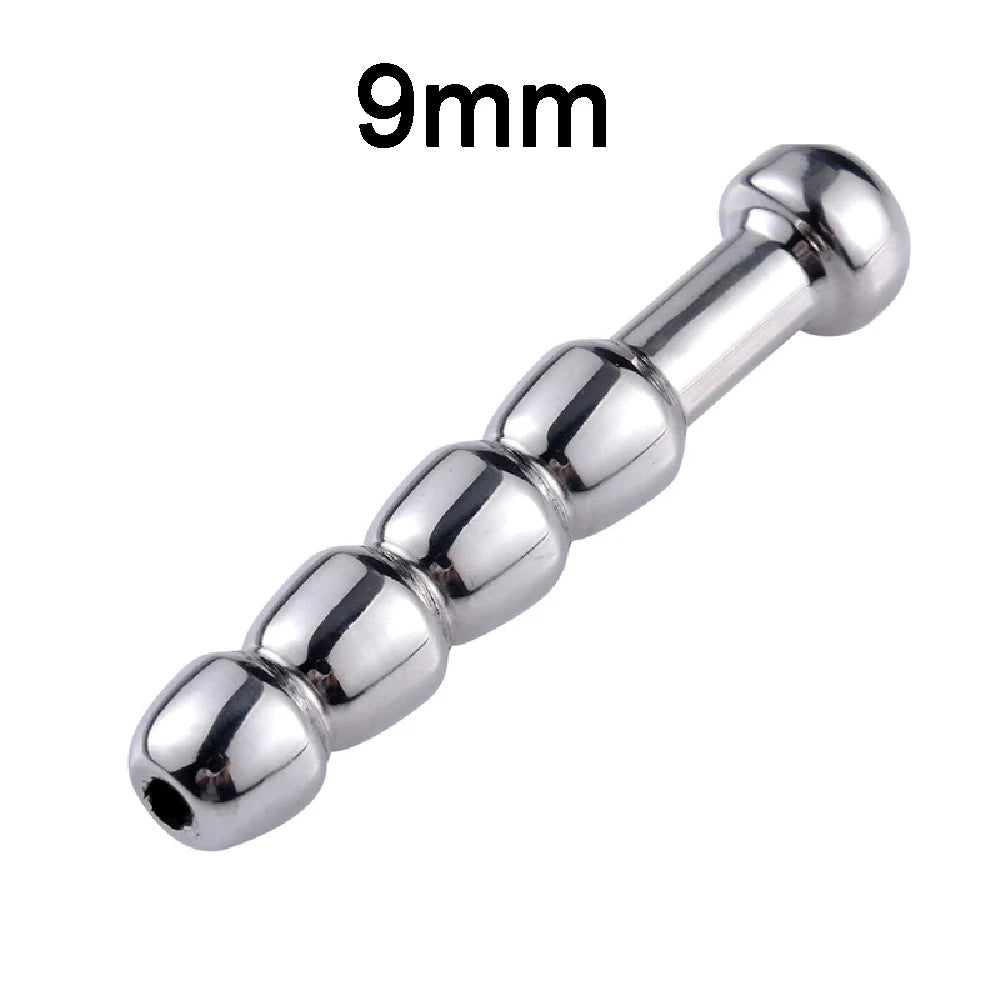 28-Piece Stainless Steel Urethral Sound Set – Hollow Urethra Dilator & Male Stimulation Chastity Toy
