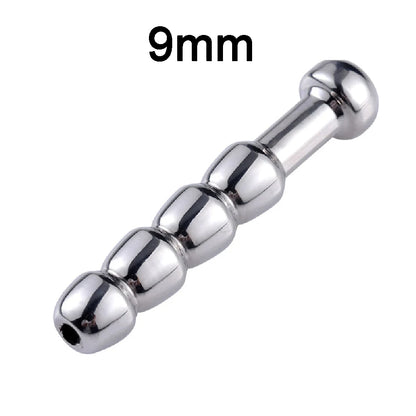 28-Piece Stainless Steel Urethral Sound Set – Hollow Urethra Dilator & Male Stimulation Chastity Toy