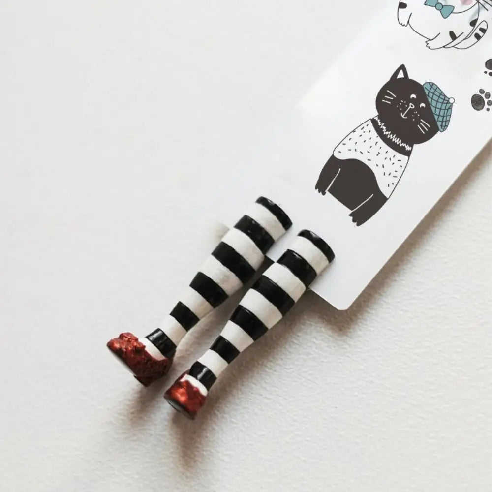 High-Quality 3D High Heels Bookmark - Handmade Legs Design, 18*5cm, Ideal for Book Lovers, Office & School Supplies
