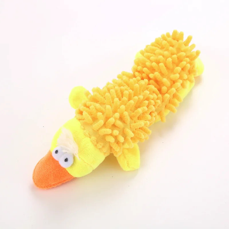 Plush Squeaky Dog Toy - Cute Donkey Teething & Interactive Training Toy for Small Dogs