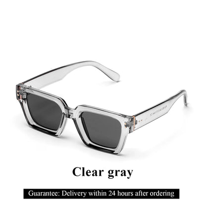 Ruiao 2024 Luxury Premium Designer Sunglasses – Black Square Shades for Men & Women