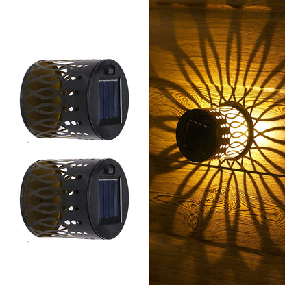 2026 Solar Outdoor Wall Light - Waterproof Projection Lamp for Yard, Patio & Landscape Decor