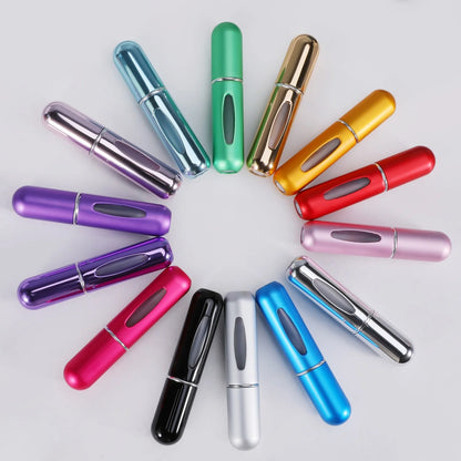 Refillable Mini Perfume Bottle: Portable 5ml & 8ml Cosmetic Atomizer Spray Container for Travel - Convenient Spray Bottle