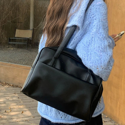 Style Large Capacity Women’s Shoulder Bag – Versatile Vintage Underarm Tote, Autumn 2025 New Arrival