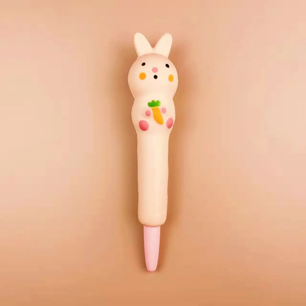 Kawaii Squishy Gel Pens – Cute Animal and Fruit-Shaped Stress Relief Pens for School and Office Supplies