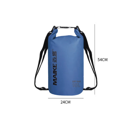 Waterproof Dry Bag Backpack - 5L/10L/15L Outdoor Storage Bag for Swimming, Rafting, Kayaking & Trekking