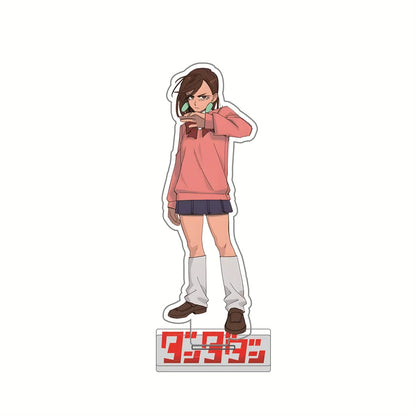 Anime Dandadan Momo Acrylic Keychain Stand – 15cm Cosplay Figure Display Plate for Bag Decoration, Fan Gift & Collectible Ornament