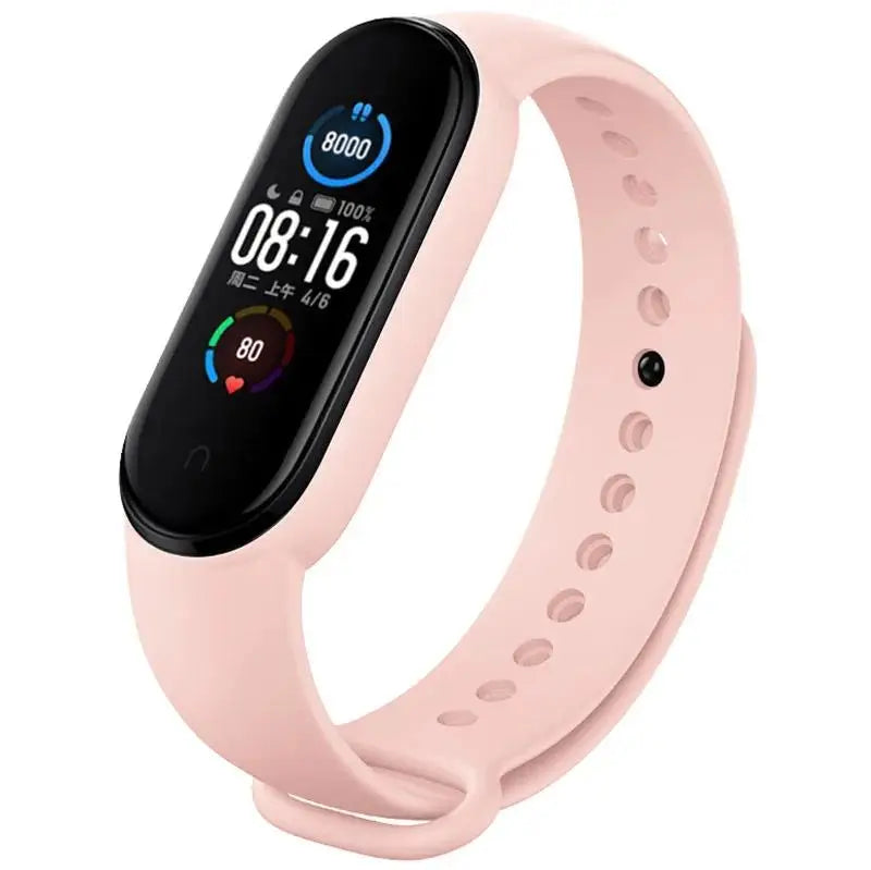 Silicone Watch Strap for Xiaomi Mi Band - Replacement Wristband Bracelet for Mi Band 3 4 5 6 7 Smartwatch Accessories