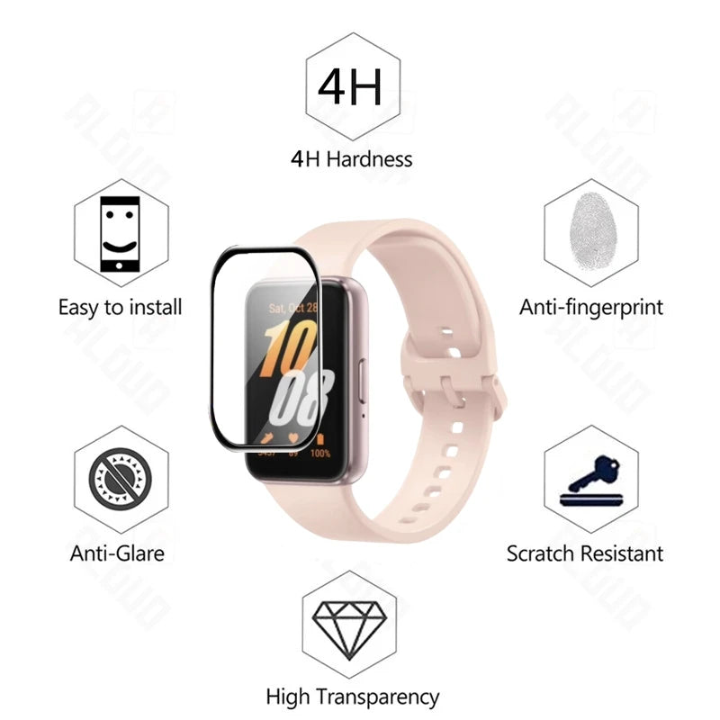 3D Curved Screen Protector for Samsung Galaxy Fit 3 – Full Coverage Anti-Scratch Protective Film