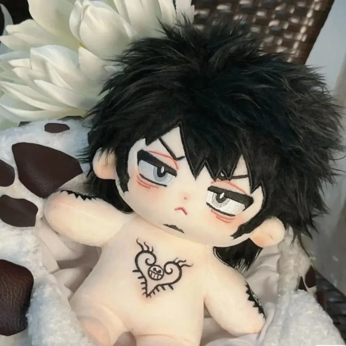 20cm Trafalgar D. Water Law Anime Plush Doll — Cosplay Stuffed Cartoon Plushie Pillow Toy Figure Gift