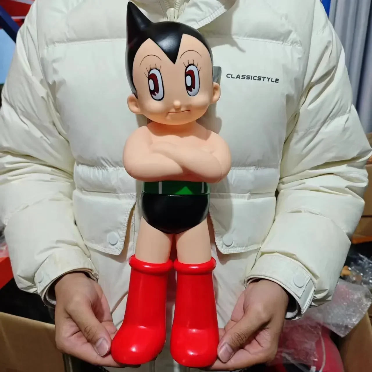 40CM AstroBoy Mighty Atom PVC Action Figure – Movable Anime Statue Collectible Toy, Holiday Gift