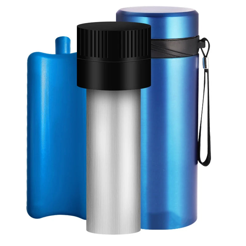 LCD Insulin Cooler Flask – Portable Outdoor Mini Vacuum Refrigerator for Medicine and Beverage Storage, Drug Cooler Fridge