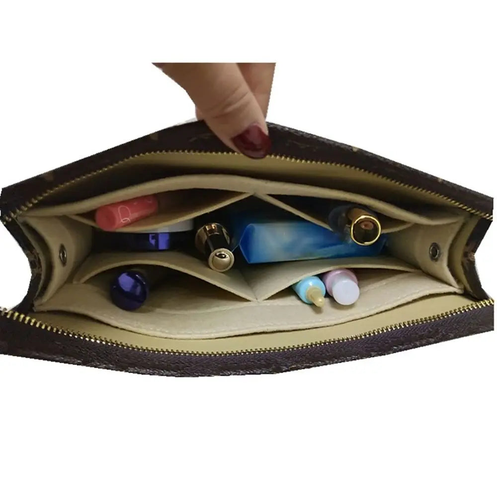 Felt Insert Bag — Durable Portable Purse Liner for Storage & Organization