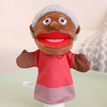Kids Plush Finger Puppet Toys - 28-33cm Role Play Dolls for Bedtime Stories, Family Games & Creative Fun