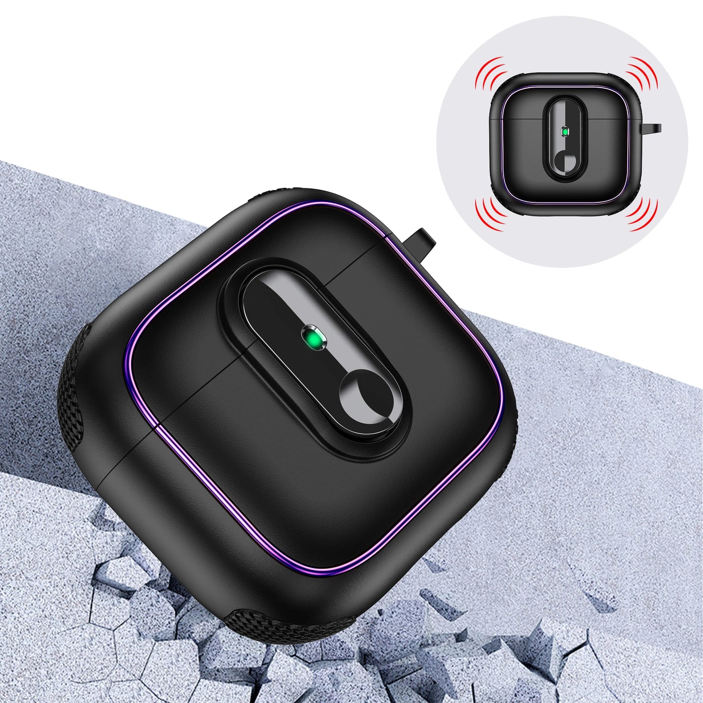 Armor Lock Earphone Case for AirPods – Shockproof TPU & PC Cover for AirPods 1, 2, 3, 4 & Pro 2, 2nd & 4th Gen