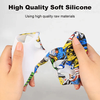 Protective Silicone Cover for PS5 Controller – Anti-Slip Skin Case with Thumb Grips for PS5 Slim Gamepad