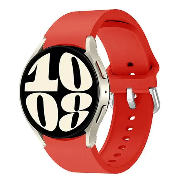 Samsung Galaxy Watch Silicone Sport Band - Replacement Strap for Galaxy Watch 4, 5, 6, 7, 5 Pro and Classic 40mm, 44mm, 45mm