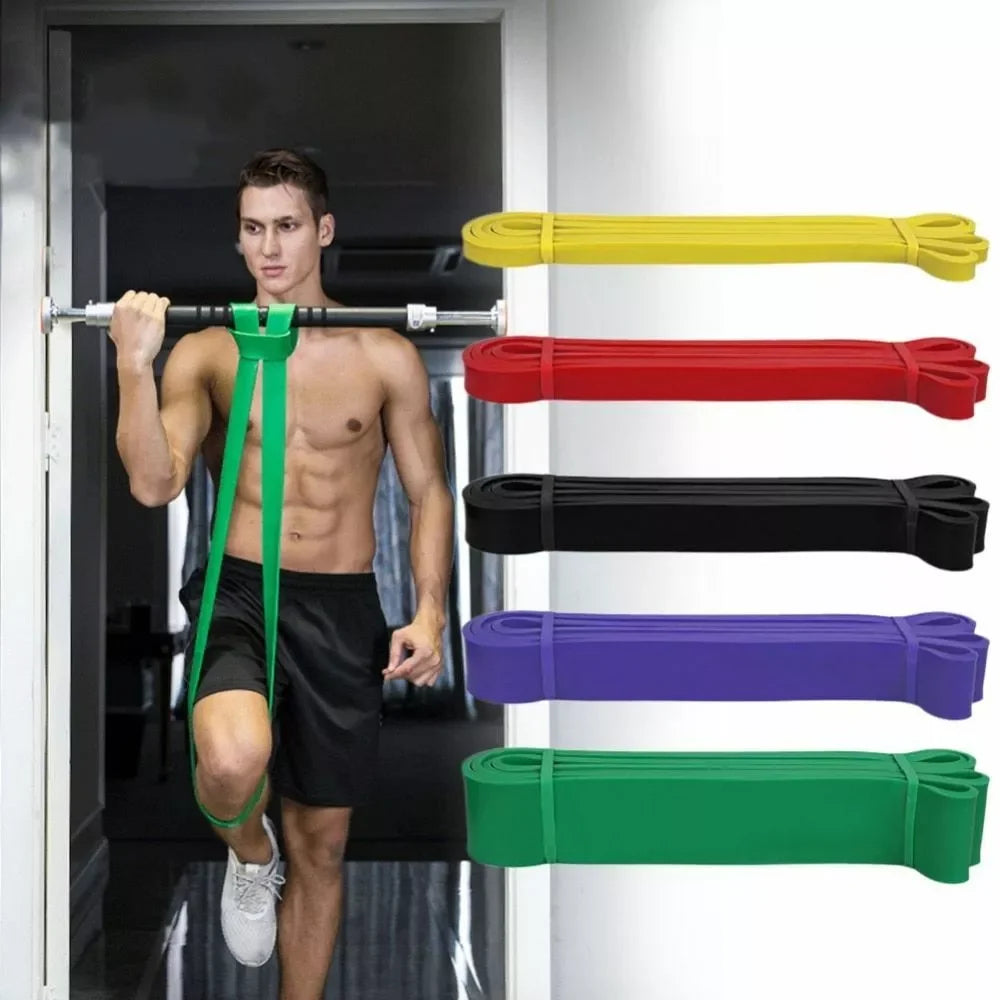 5-120lbs Fitness Resistance Band – Boxing, Agility, Yoga & Pilates Training Equipment for Home Gym