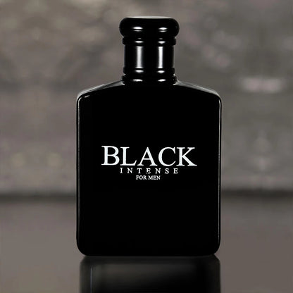 BLACK CHARM Eau de Parfum for Men – 3.4oz/100ml Woody Aromatic Fragrance, Fruit & Floral Notes