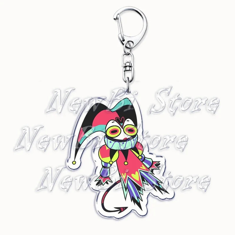 Helluva Blitzo Anime Keychain – Boss Pendant Bag Accessory & Fan Gift Keyring Jewelry